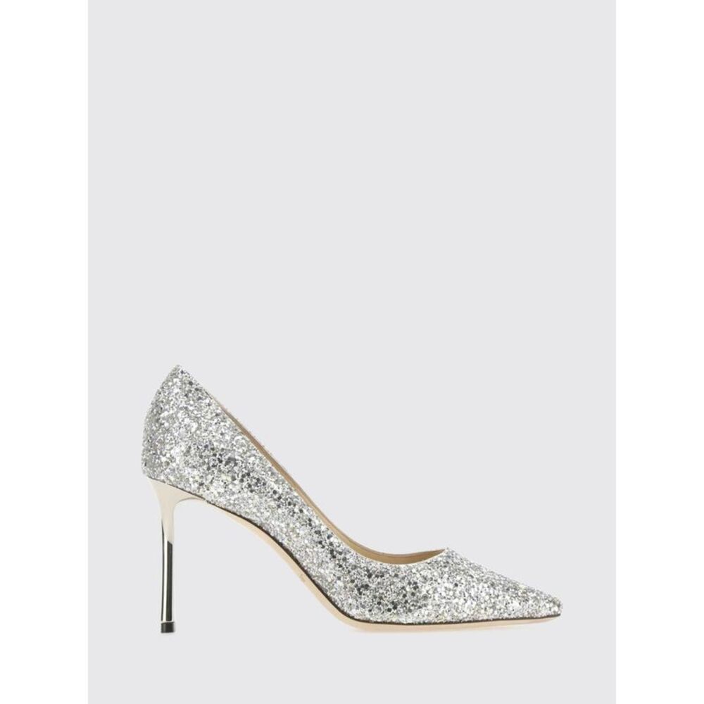 Jimmy Choo Women Jimmy Choo Romy High-Heeled Pumps In Glitter Fabric